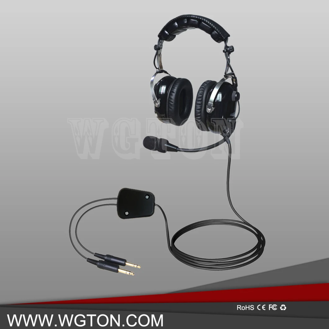 Pnr Pilot Communications Aviation Headset Pilot Aviation Headset with Dynamic Speaker