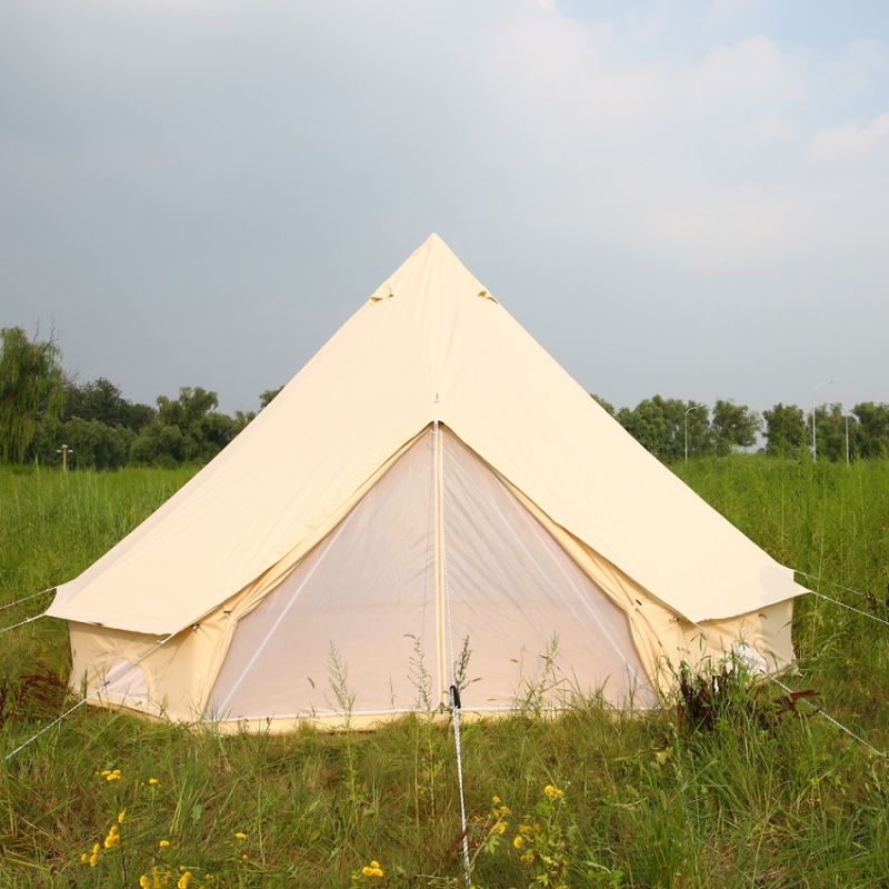 Family Mouldproof Tipi Tent Camping Canvas Tent