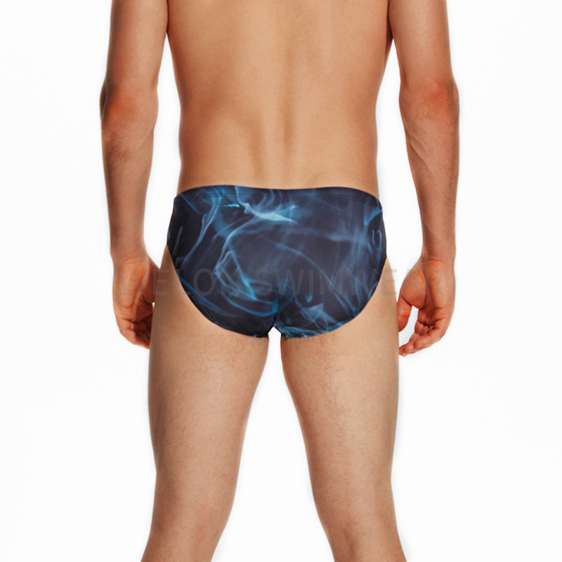 High Quality Men's Swim Trunk Digital Printed Anti-UV Swim Brief