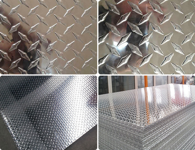 6061 T6 Aluminium Diamond Plate for Truck Anti-Skip Deck Covering Sheet