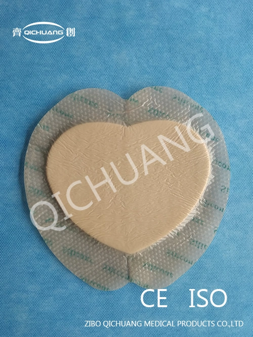 Medical Supply Sterile Adhesive Medical Silicone Adhesive Foam Dressing Factory
