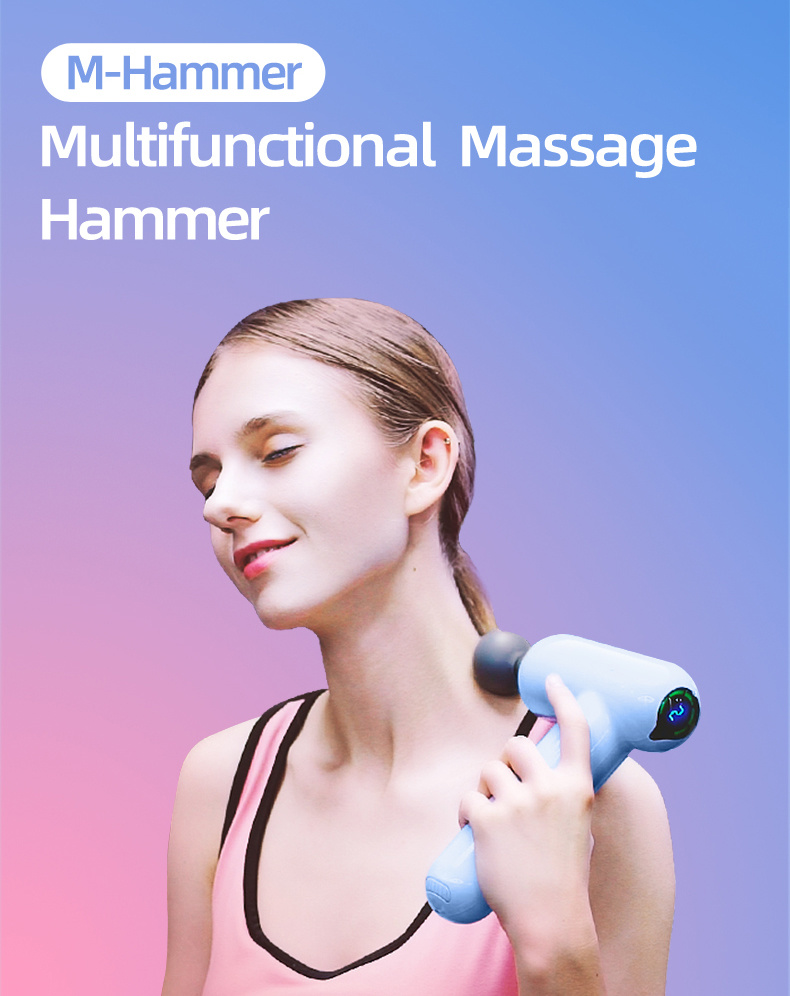 Mini Handheld Percussion Massage Gun Deep Tissue Massager for Sore Muscle and Stiffness