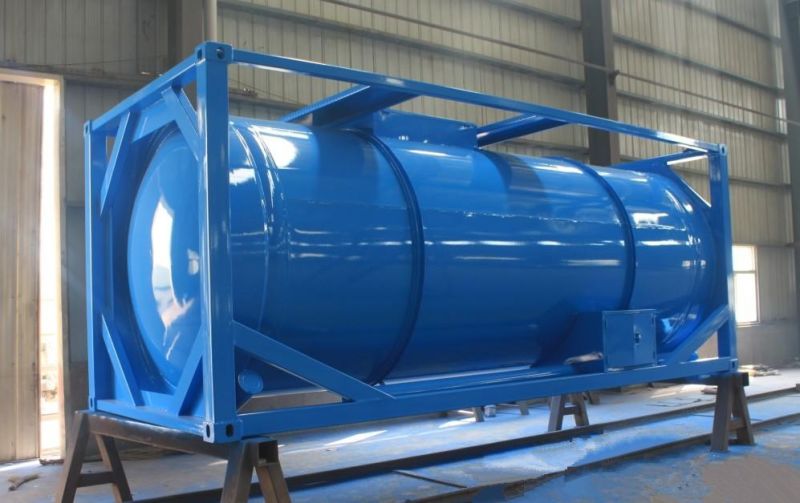 20feet Tanker Container Plaster Powder Tank Container for Powder Transport