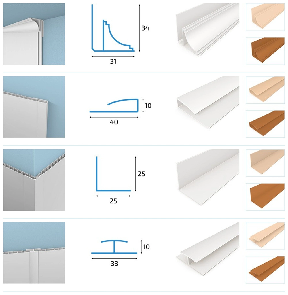 Gypsum Acoustic Plaster Price Plastic False Type Laminated Living Room Size PVC Wall Ceiling Board