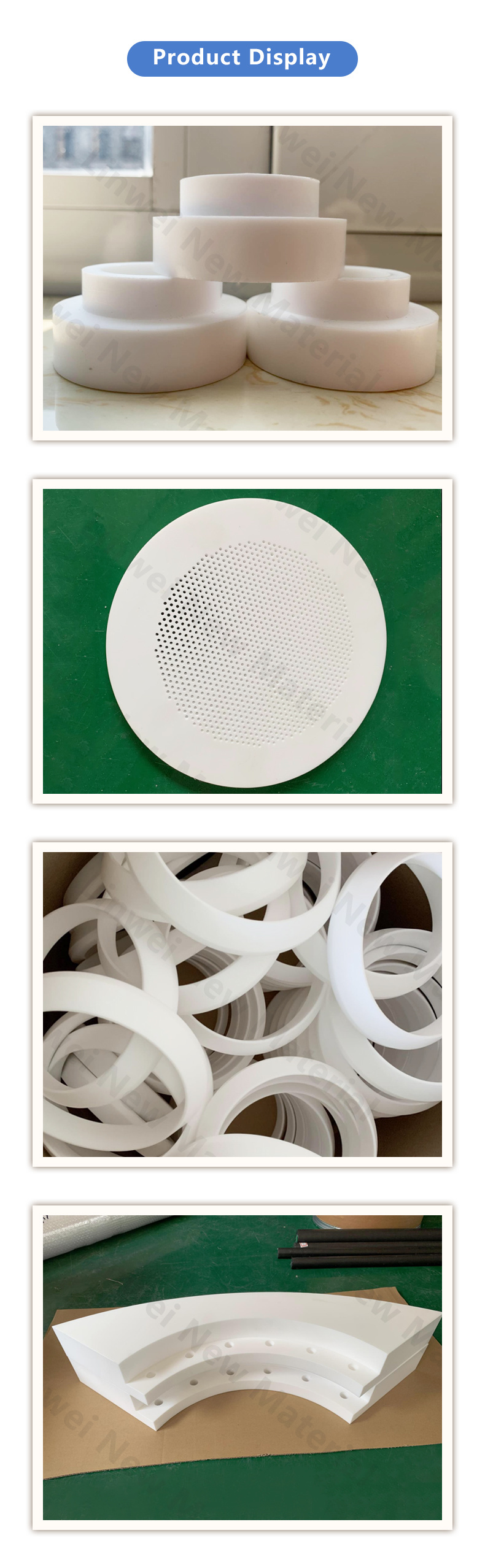 High Temperature Resistant and Non-Adhesive PTFE Parts