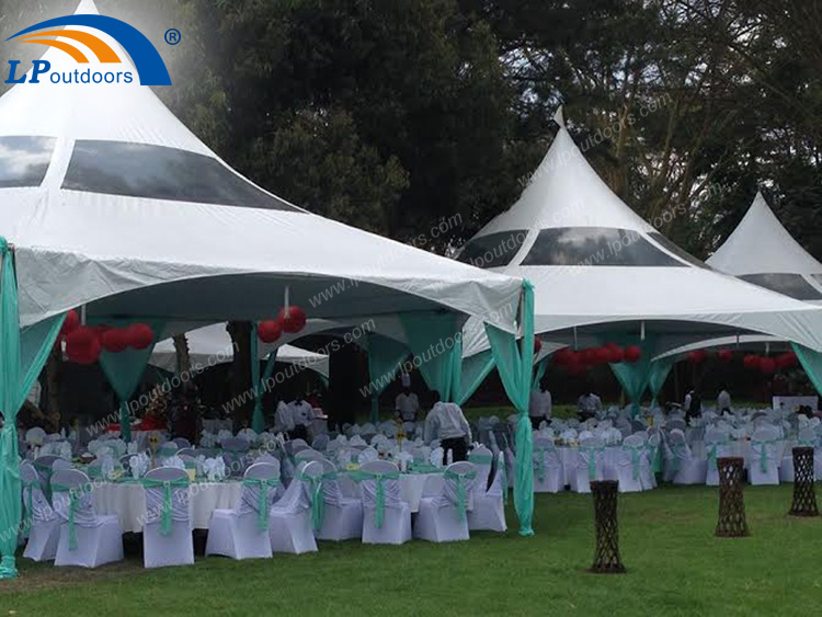 Hexagon Frame Tent with Transparent Cover for Kenya Wedding Party