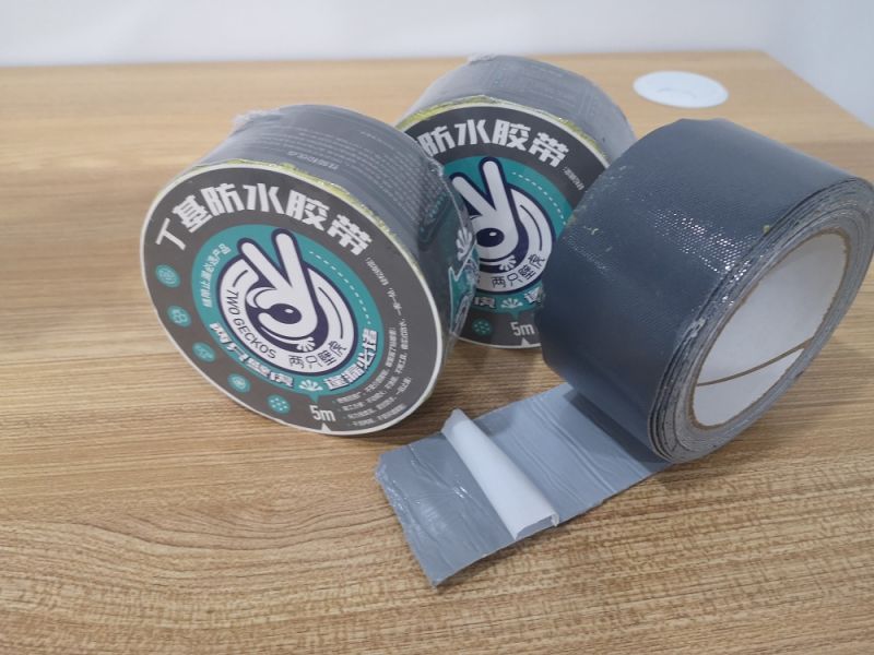 Reinforced Waterproof Sealing Tape Butyl Double Sided Self Adhesive Rubber Tape