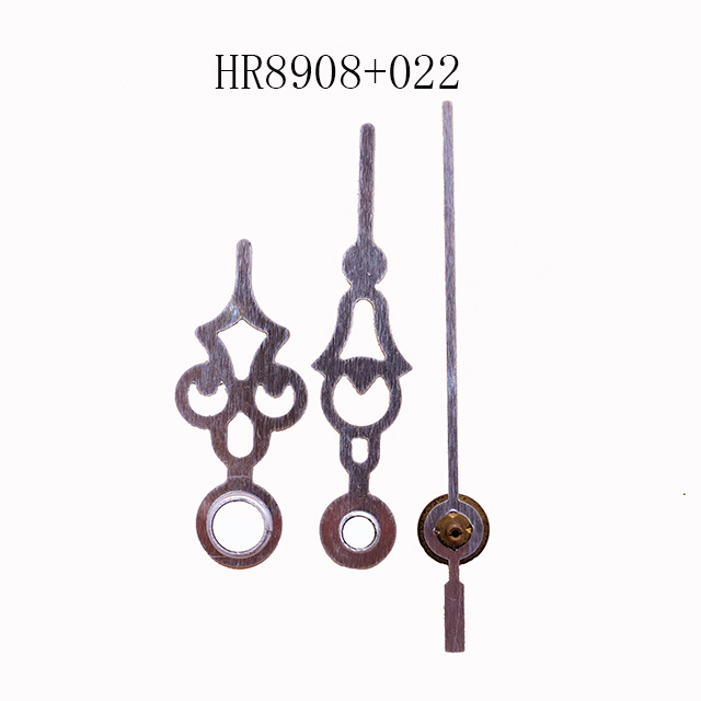 Hr8908 40mm Black Serpentine Clock Hands 022 Second Hands