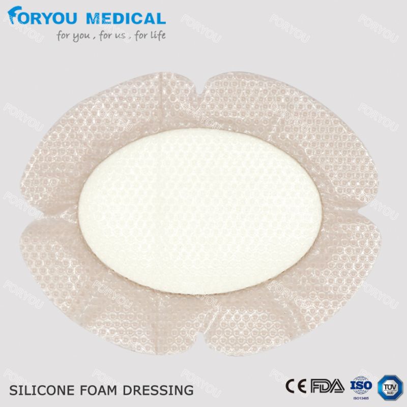 Aquacel Foam Adhesive Dressing Tracheostomy Post Operative Dressing