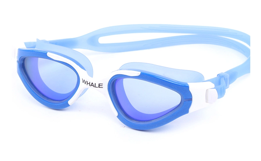 Custom Logo Swimming Safety Glasses Silicone Strap Swimming Pool Gear Best Waterproof Swim Goggles