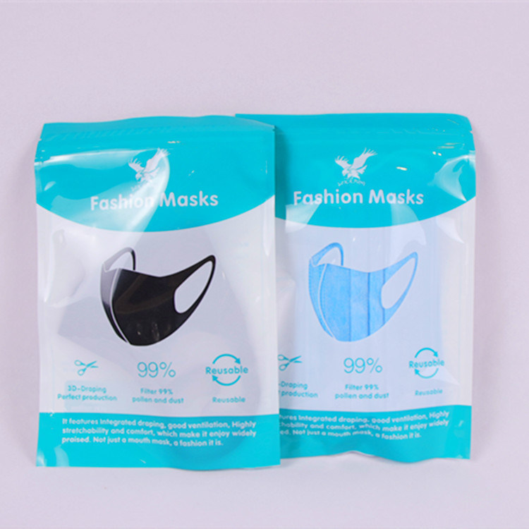 Wholesale Plastic Medicine Packaging Zipper Stand up Aluminium Waterproof Mask Bags