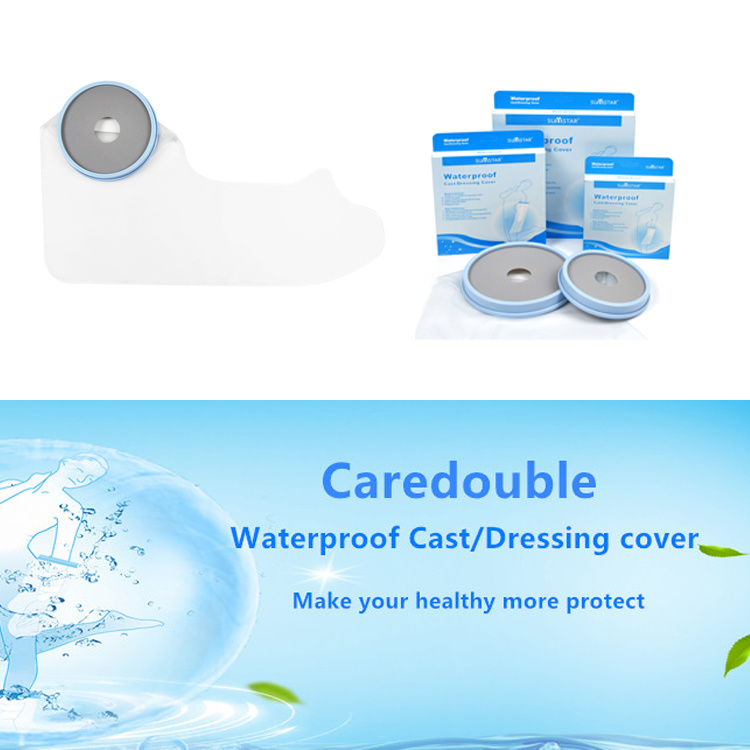 PVC Waterproof Bandage Cast Waterproof Skin Wound Cover for Adult Long Arm