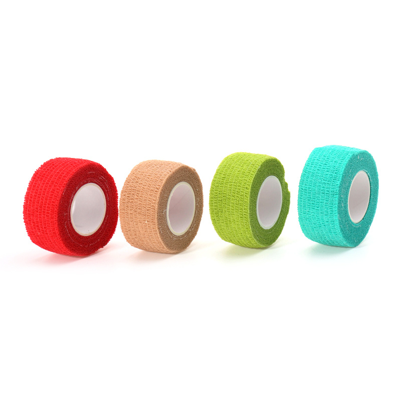 Softly and Comfortable Nonwoven Cohesive Custom Adhesive Health Products Roll Elastic Bandages