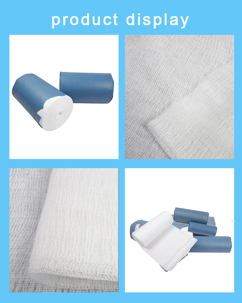 Absorbent Gauze Roll 100% Bleached Cotton for Traditional Wound Care