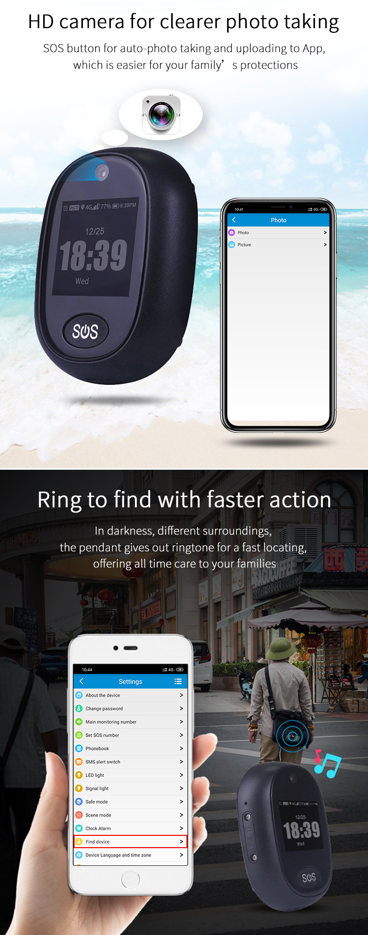 Waterproof 4G New Smart GPS Tracker with Extra Wristband V45