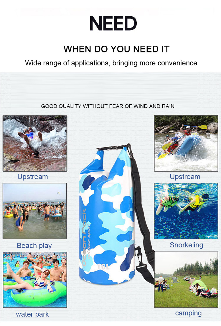 Outdoor Waterproof Bag Cheap Bucket Bag Swimming Storage Bag