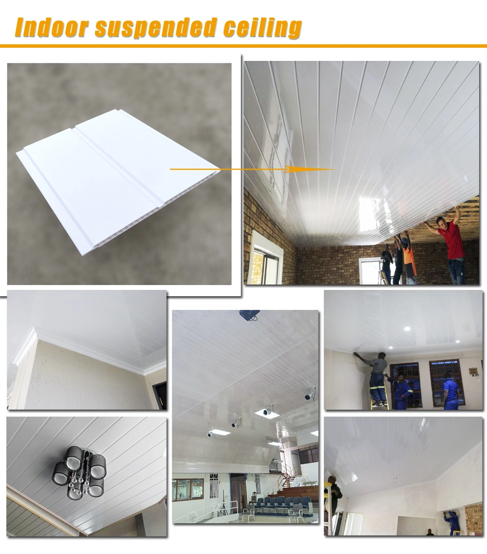 Gypsum Acoustic Plaster Price Plastic False Type Laminated Living Room Size PVC Wall Ceiling Board