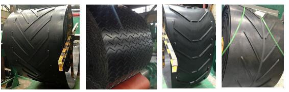 Chevron Conveyor Belts Patterned Good Quality for Belt Conveyors