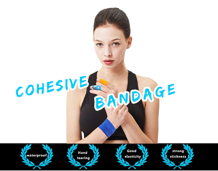 Flexible Bandage Adhesive Animal Horse Bandage Colored Pain Relief Bandage