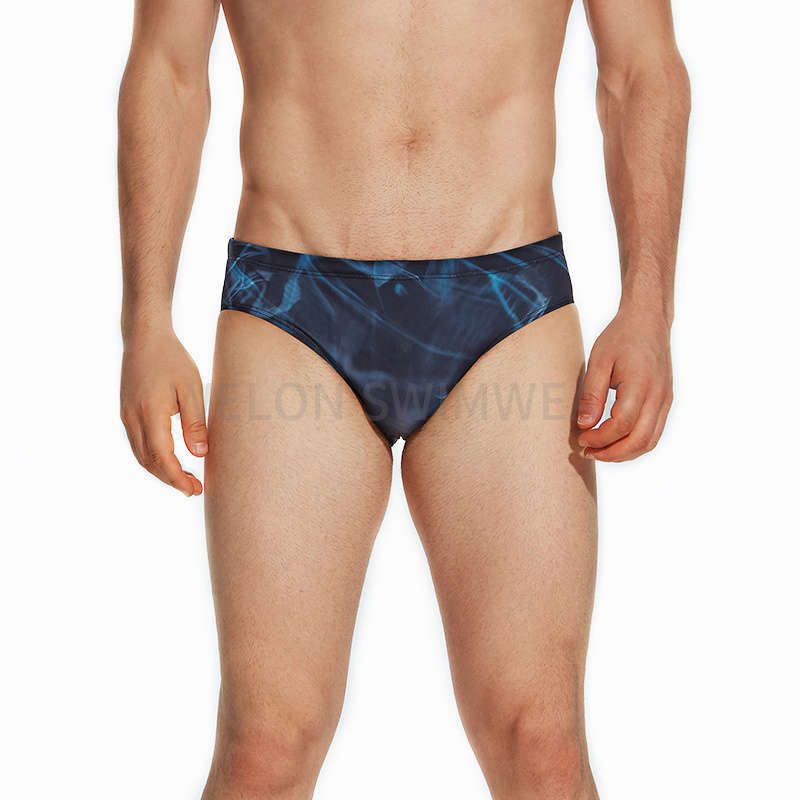 High Quality Men's Swim Trunk Digital Printed Anti-UV Swim Brief