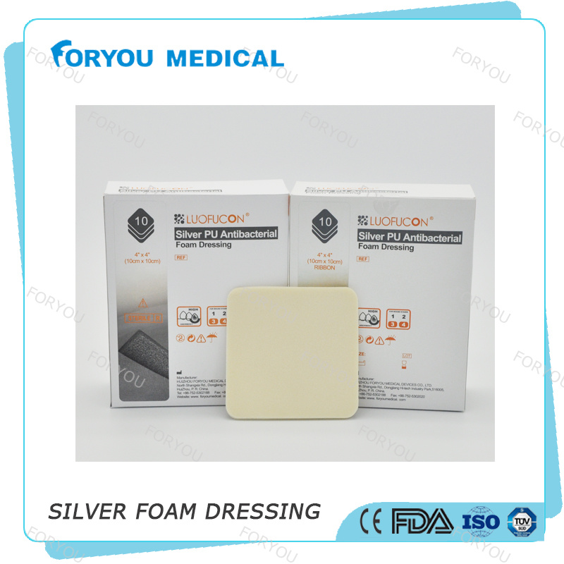 Foryou Medical Wound Dressing Product Diabetes Polyurethane Foam Medical Foam Dressings Adhesive Absorbent Wounds
