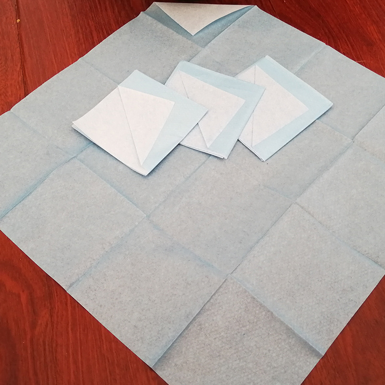 50X50cm Paper Dressing Towel for Sterile Surgical Drape Packs