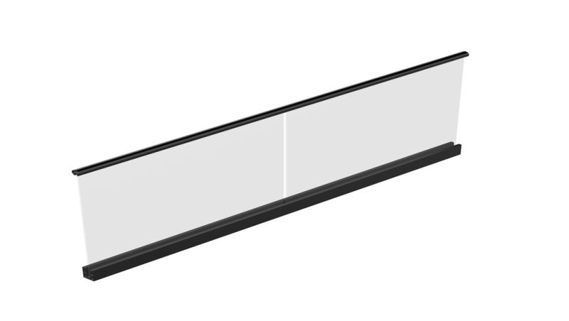 Stainless Steel Rail Aluminum Glass Railing Terrace Railing Balustrade Handrail Glass Railing