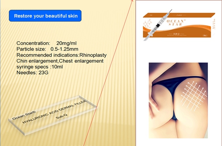 High Quality Injectable Dermal Filler Hyaluronic Acid for Face and Eyes