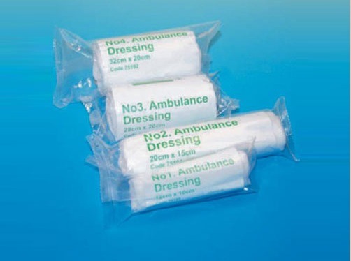 Sunmed Wound Care-Ambulance Dressing, 20*105cm, No. 2, Fisrt Aid Dressing