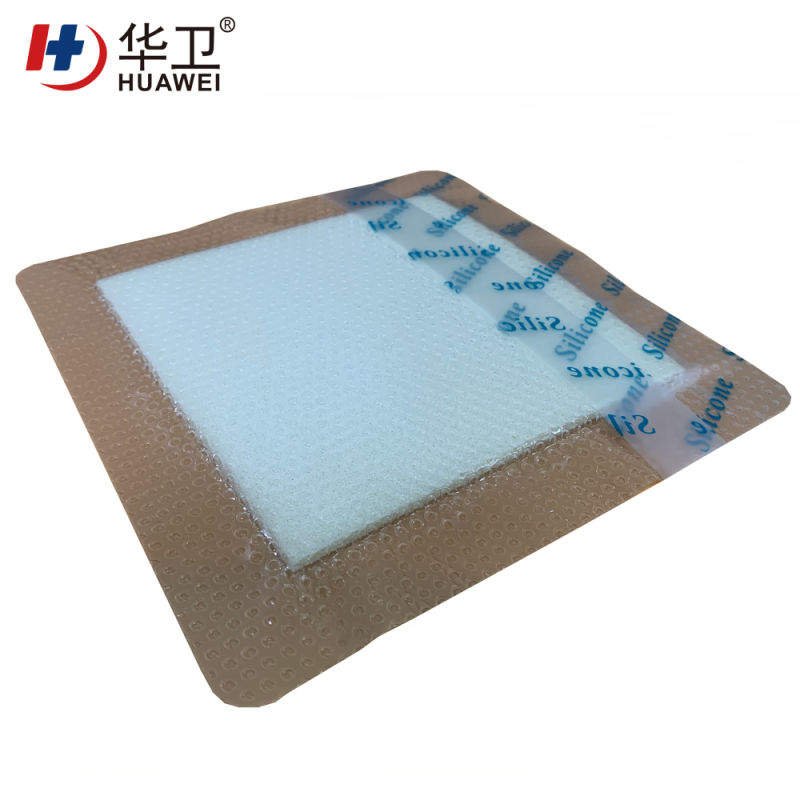 Wound Superabsorbent Skin Dressing Silicon Wound Dressing with CE ISO