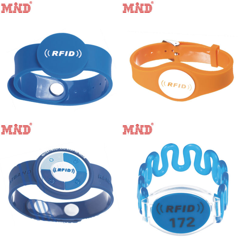 13.56MHz Waterproof Printable ABS and Silicone Watch Bracelet