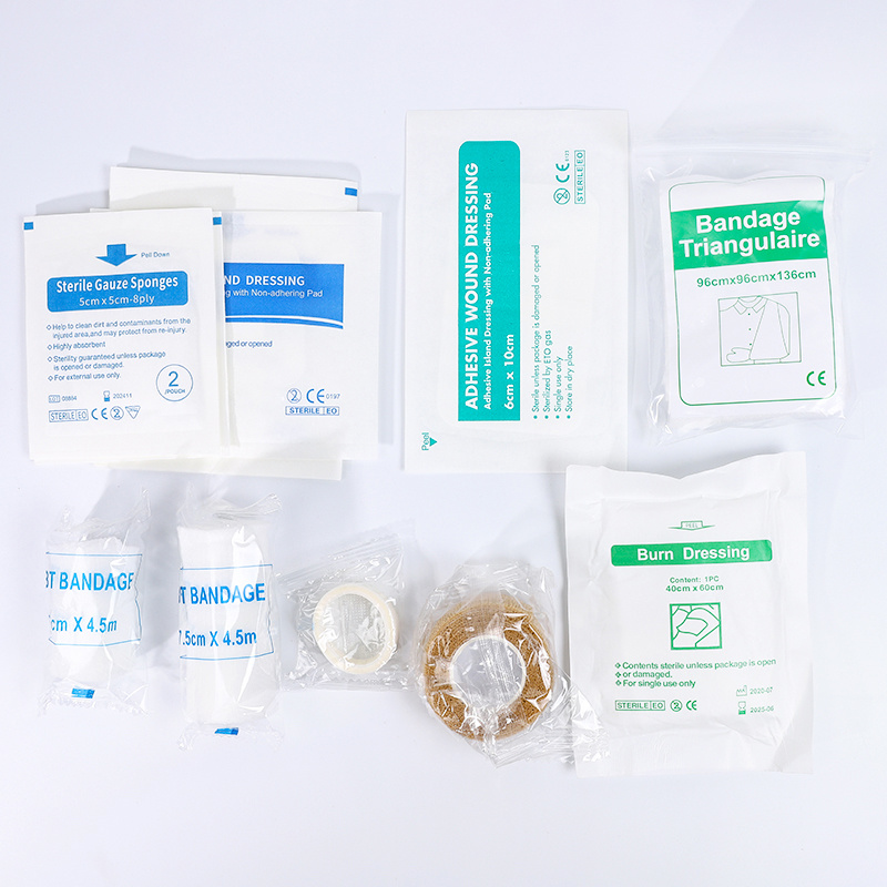 Wholesale Disposable Full First Bandage Aid Surgical Bag Kit