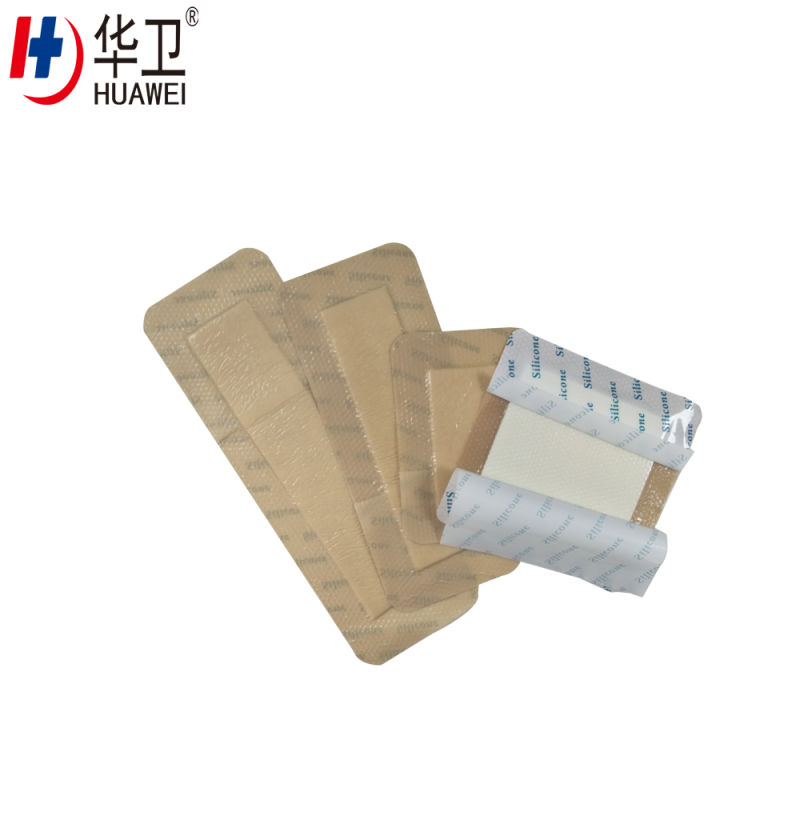 10X30 Silicone Bordered Foam Dressing for Wound Care