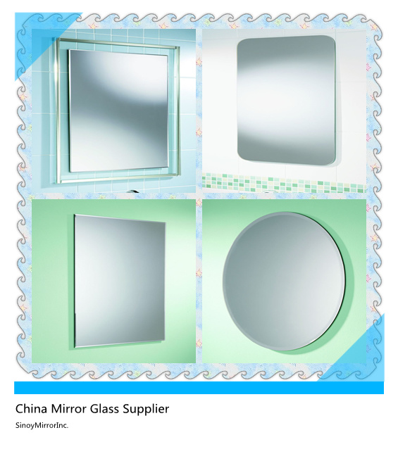 China Supplier Frameless Silver Mirror, Silver Wall Mirror for Indoor Application