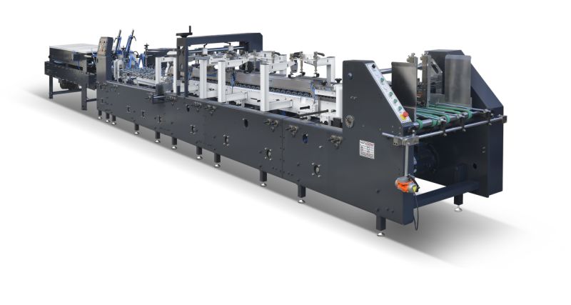 Automatic Cardboard Box Paper Pasting Gluing Machine Machine (AS-1100C)