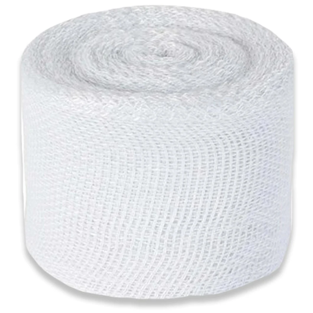 Medical 100% Cotton Absorbent Gauze Roll Dressing Gauze Roll