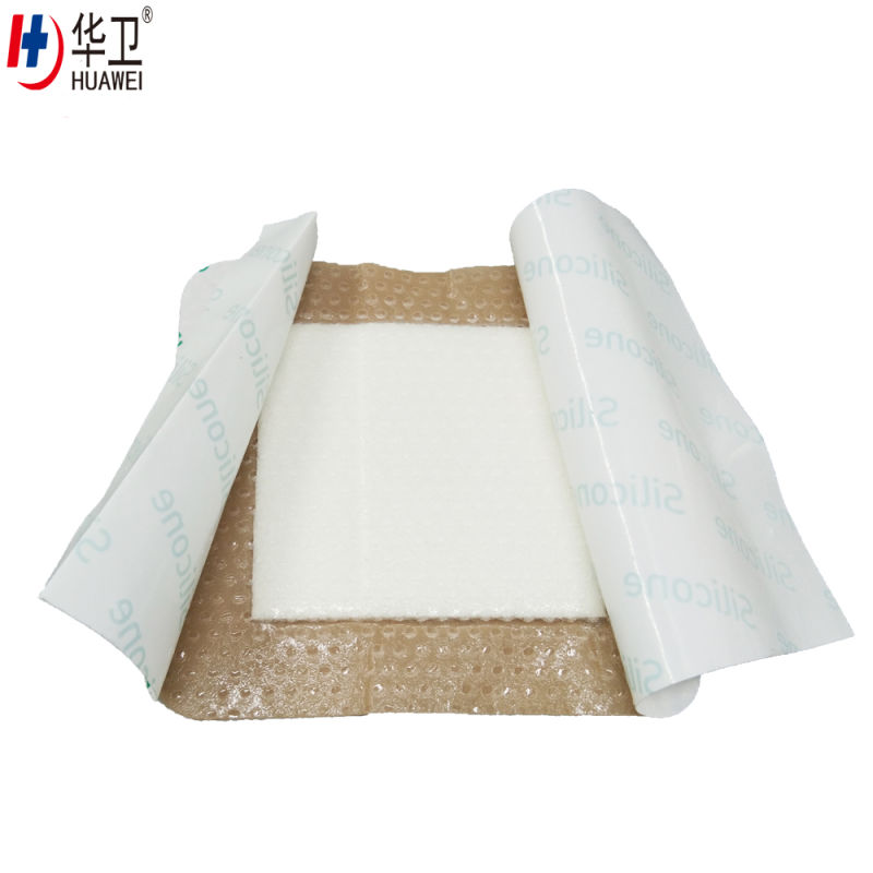 High Absorbent Quick Wound Healing Bedsore Silicone Adhesive Wound Bandage