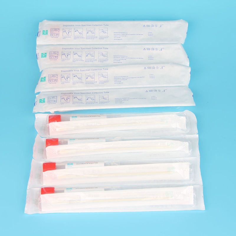 Hot Selling Medical Vtm Utm Kit with Flocked Nylon Swab Stick