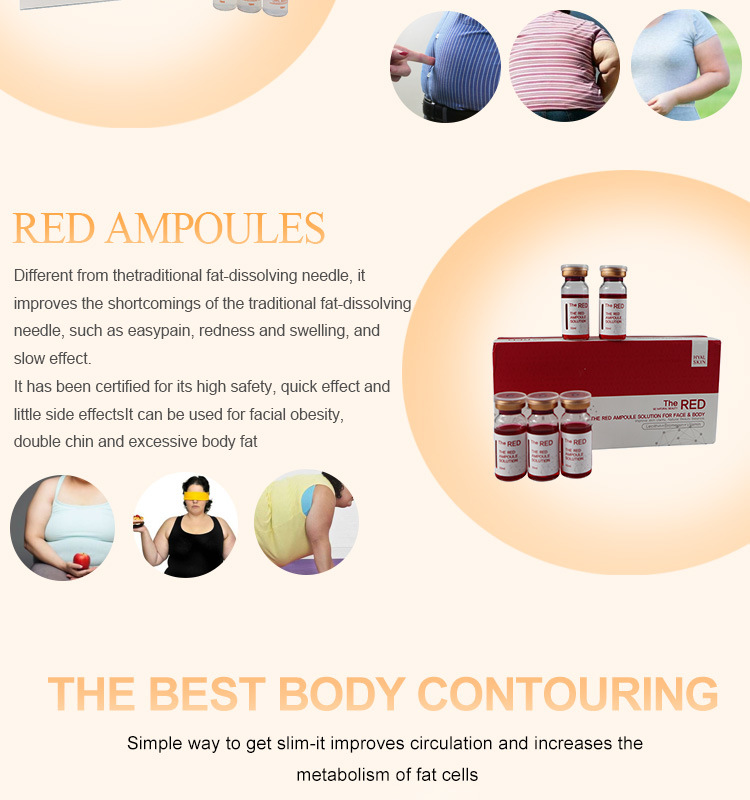 The Red Ampoulesthe Red Ampoules Solution Red Ampoulesred Ampoules Solutionslimming Red Ampoules Solution Injection