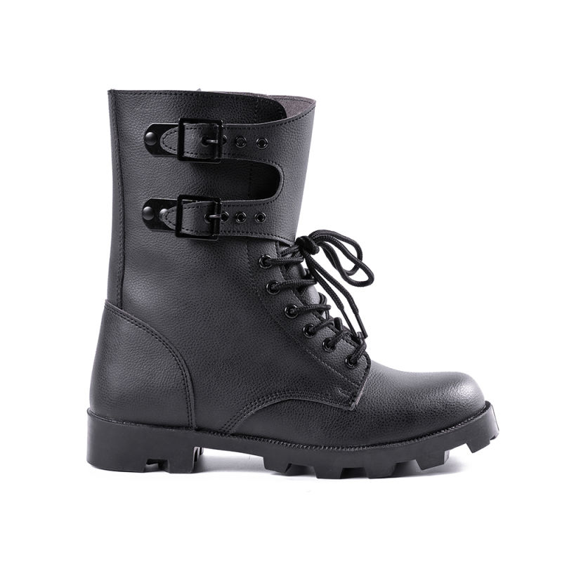Military Leather Boot Army Parade Boot Black Leather Boot