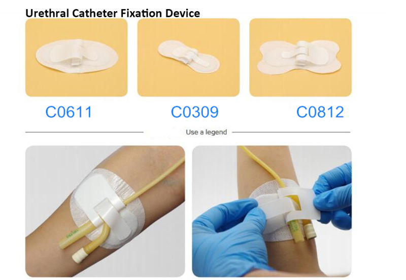 Non-Woven Adhesive Catheter Fixing Wound Dressing Securement Tube Holder for Fixing Catheter