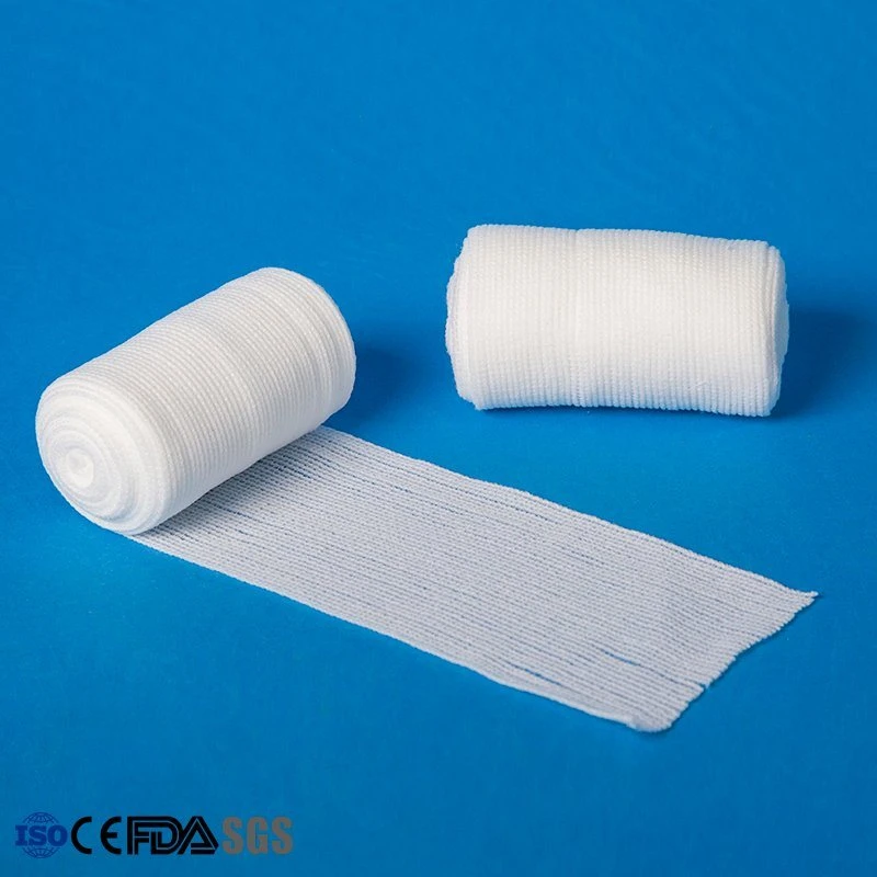 100% Cotton Medical Absorbent Gauze Roll Dressing Gauze Roll Gauze Swab with CE Certificate