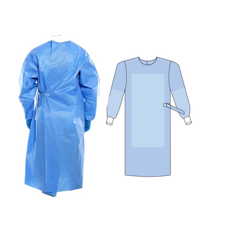 Disposable Isolation Gown Surgical Gown with AAMI Level 1 2 3 and CE Disposable Surgical Gown