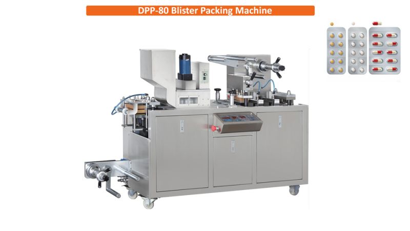 Dpp-80 Automatic Chewing Gum Blister Packing Machine Chocolate Blister Packaging Machine for Chocolate Packing Machine