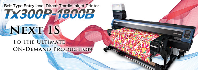Mimaki Tx300p-1800b Direct to Textile Printer for Roll-to-Roll Textile Printing