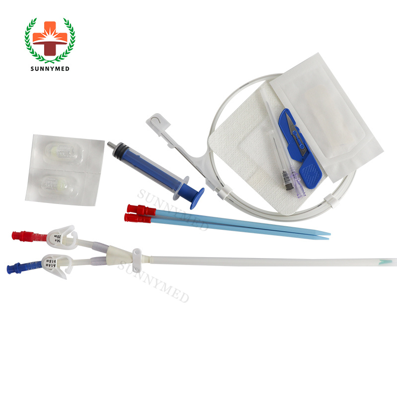 Sy-Hc Medical Disposable Double Lumen Hemodialysis Kit Dialysis Catheter