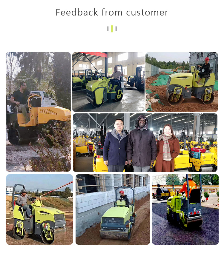 Factory Price New 4 Ton Rubber Tyre Types of Road Roller