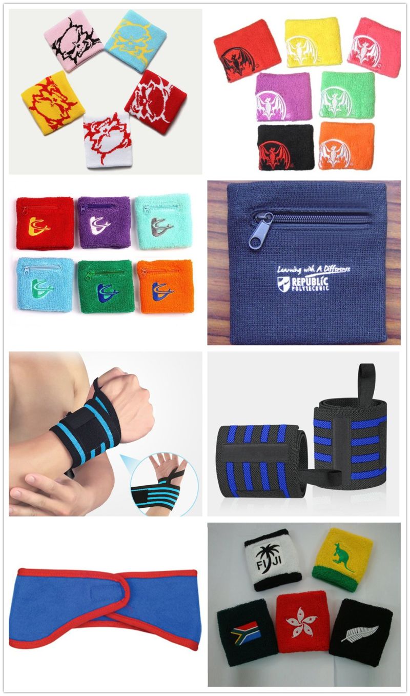 Wholesale Adjustable Wristband Elastic Wrist Wraps Bandages for Weightlifting Powerlifting Breathable Wrist Support