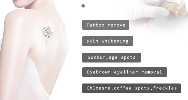 Q Switch YAG Laser for Tattoo Removal and Skin Rejuvenation
