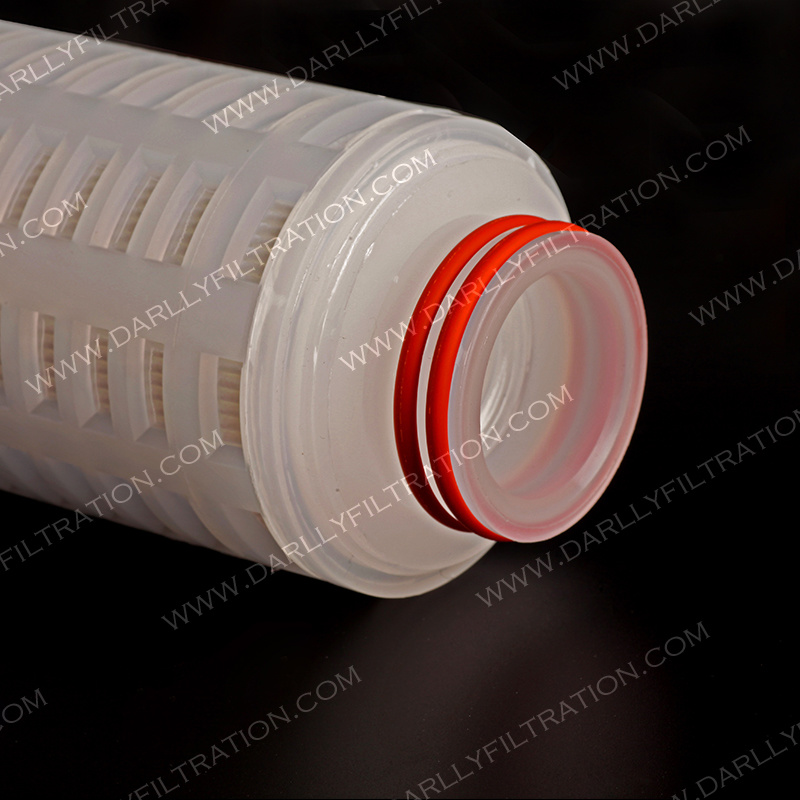 Darlly Micron Pleated Cartridge Filter Hydrophilic PTFE Membrane 0.1 for Sterile Apis